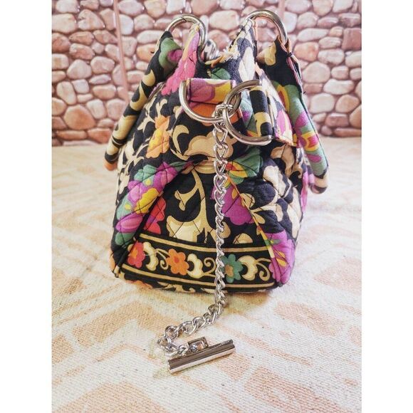 Vera Bradley Satchel With Detachable Shoulder Strap - Suzani Print #A48 - Picture 5 of 11